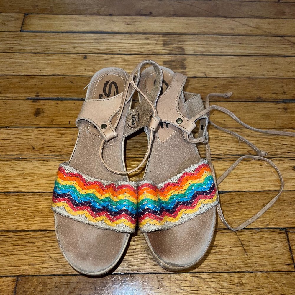 Sbicca Multicolored Platform Heels - image 1